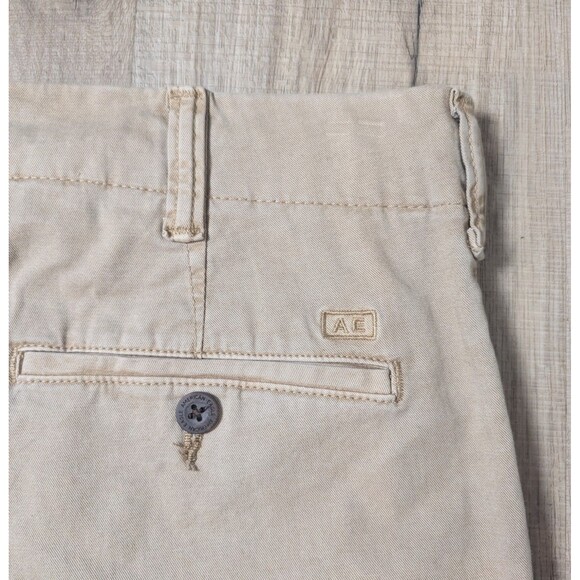 NWOT American Eagle Size 28x29 Khaki Pants Skinny Chino Flex Preppy Workwear * - Picture 6 of 12